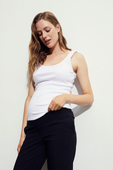 MAMA Ankle-length cigarette trousers