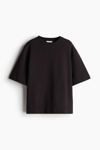 Boxy interlock T-shirt