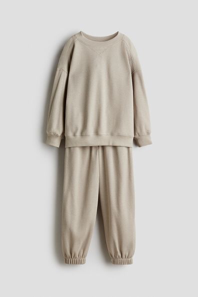 2-piece waffled cotton set