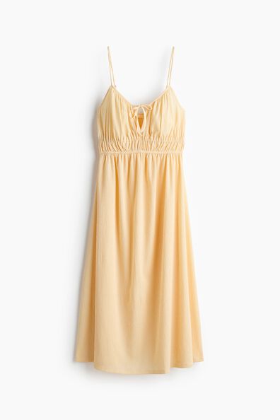 Crinkled jersey dress