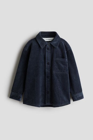 Corduroy cotton overshirt