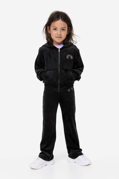 Velour trousers