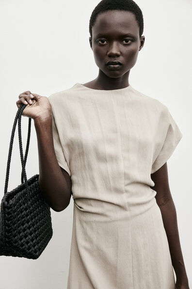 Tapered-waist dress