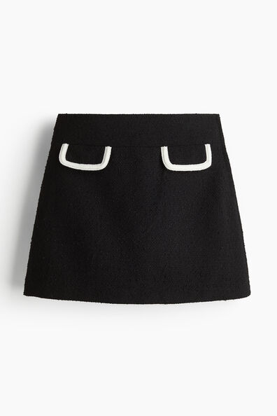 Bouclé skirt