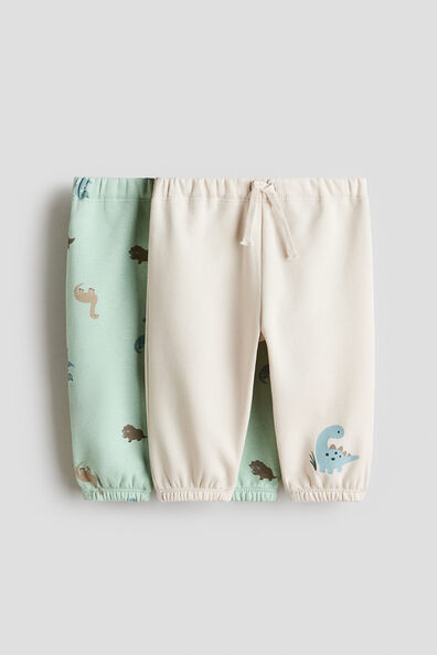 2-pack brushed-inside joggers