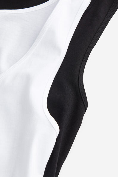 2-pack cotton vest tops