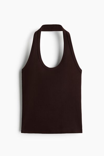 Cotton halterneck top