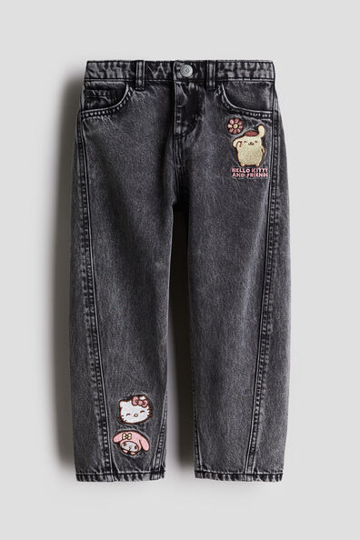 Appliquéd jeans