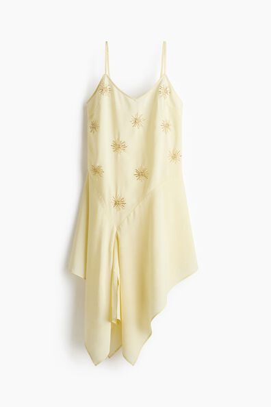 Embellished strappy dress