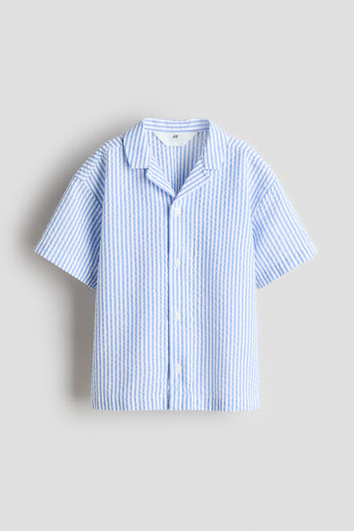 Seersucker resort shirt