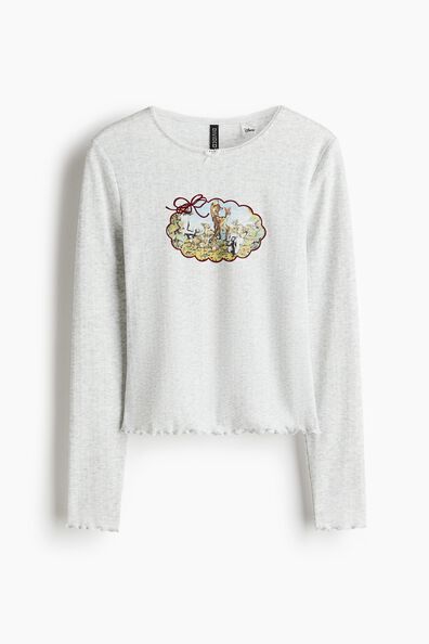 Cotton jersey top