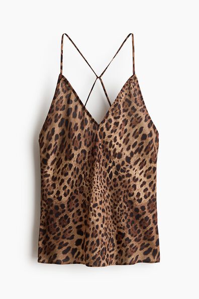 Low-back strappy top