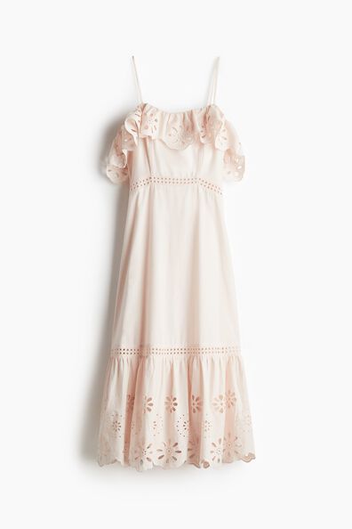 Broderie anglaise cotton dress