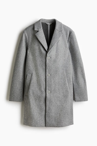 Slim Fit Wool-blend coat