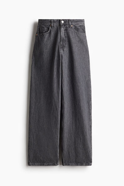 Curvy Fit Baggy High Jeans