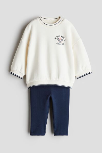 2-piece sweatshirt and leggings set