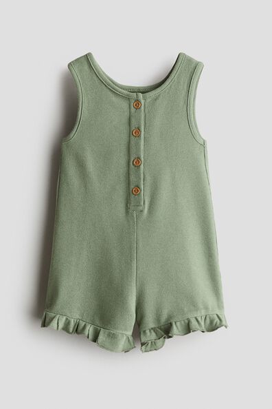 Sleeveless romper suit