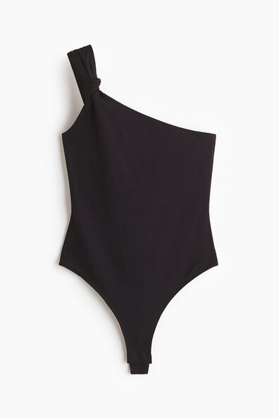 One-shoulder thong body