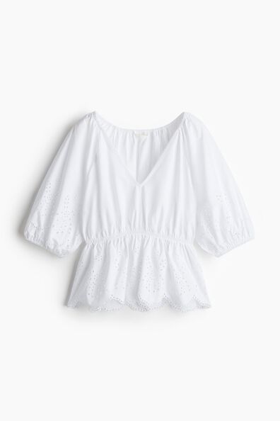 Broderie anglaise blouse