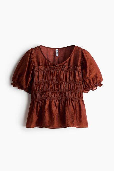 Smocked blouse