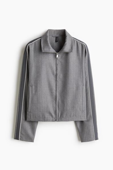 Twill track jacket