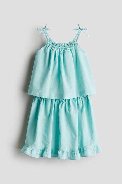 2-piece linen-blend set