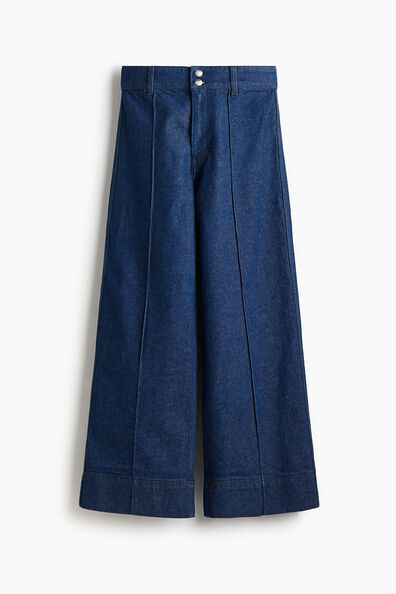 Wide High Ankle Jeans