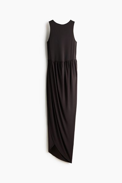 Tulip-skirt maxi dress