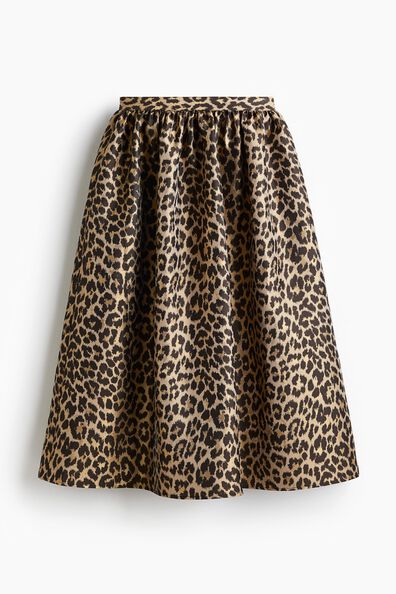 Jacquard-weave skirt