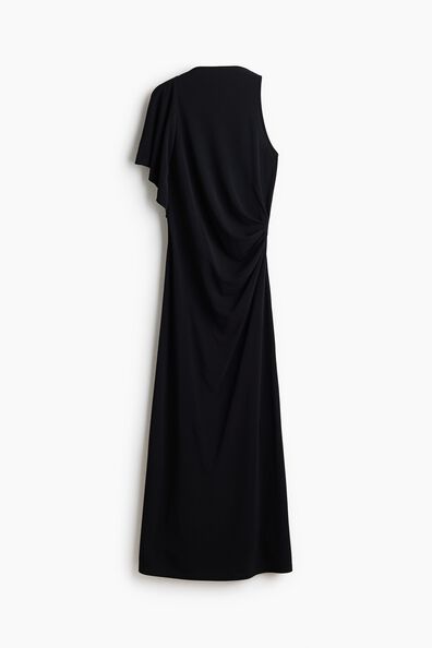 Asymmetric Ponte di Roma dress