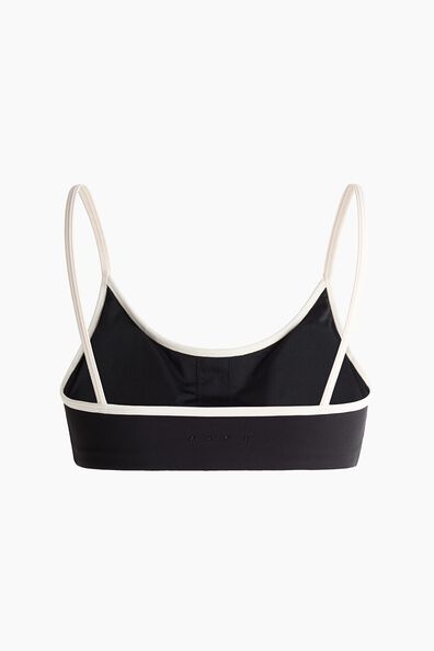 Padded sports crop top with SoftMove™