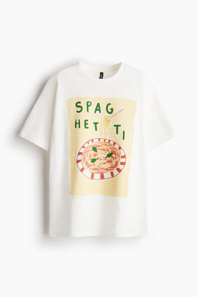 Oversized printed T-shirt
