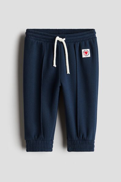Brushed-inside joggers