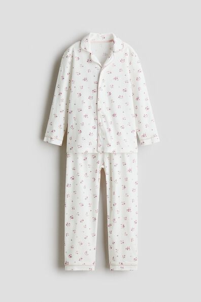 Patterned jersey pyjamas