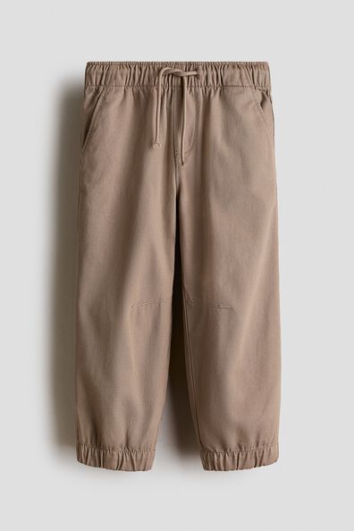 Cotton twill joggers