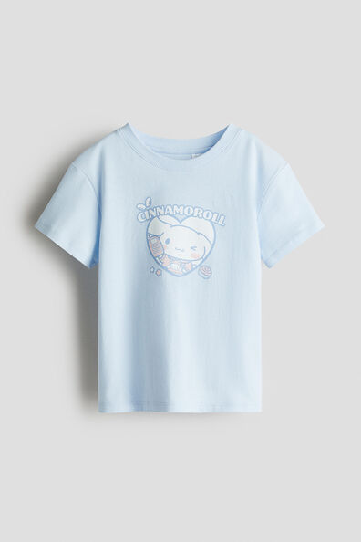 Printed cotton T-shirt
