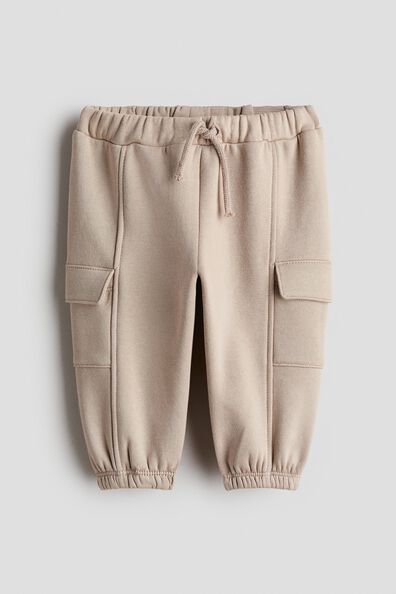Cargo-style sweatshirt joggers