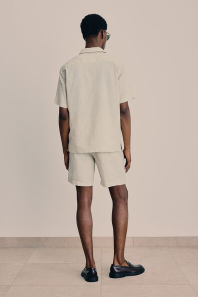 Regular Fit Linen-blend shirt