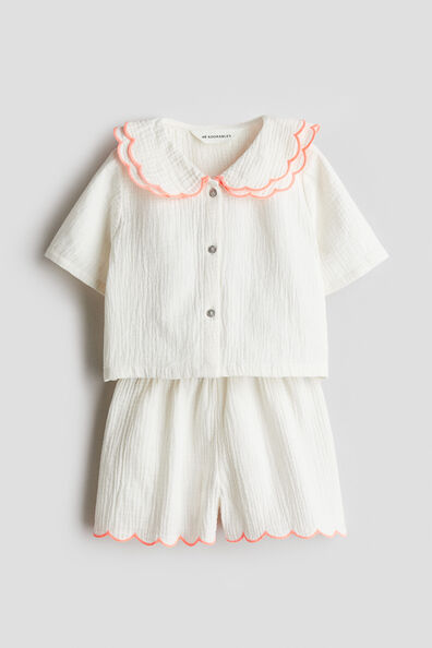 2-piece cotton muslin set