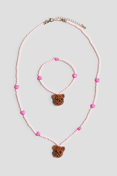 2-piece beaded jewellery set