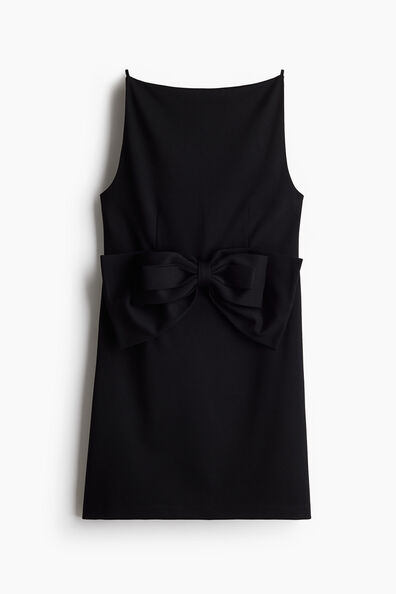 Bow-detail strappy dress