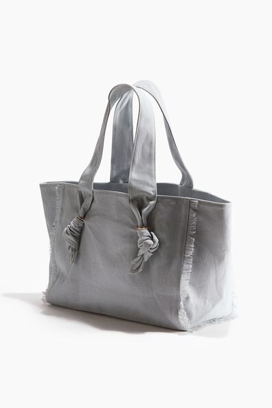Knot-detail tote bag