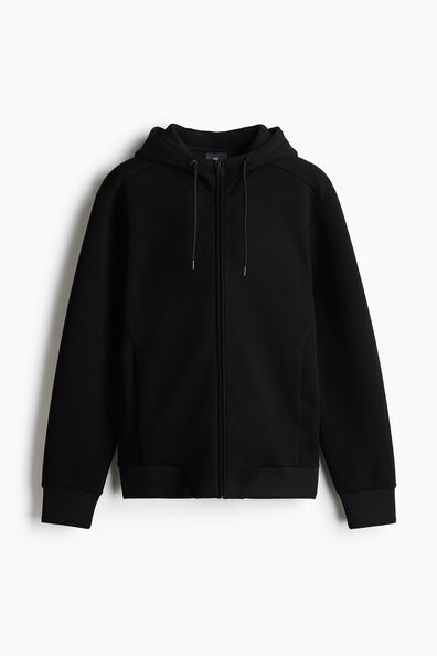 Regular Fit Scuba zip-through hoodie