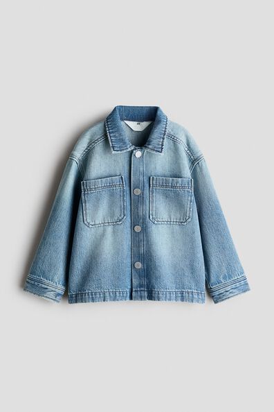 Oversized denim overshirt