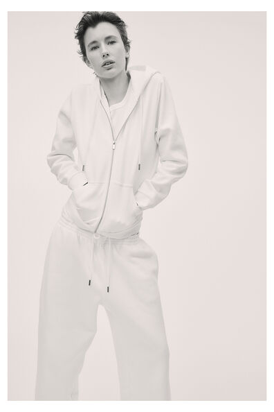 Zip-through hoodie
