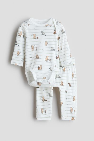 2-piece printed cotton set