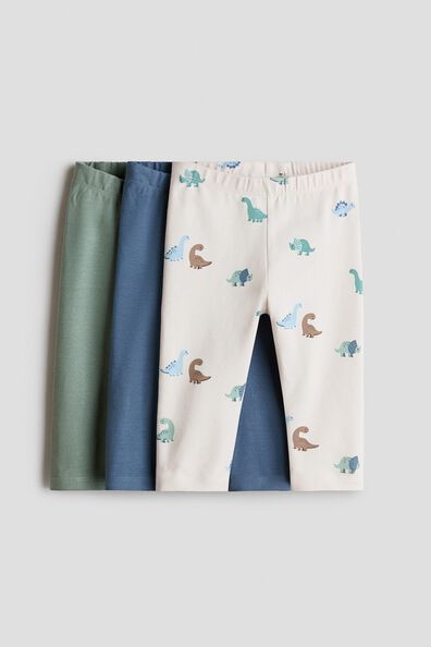3-pack cotton leggings