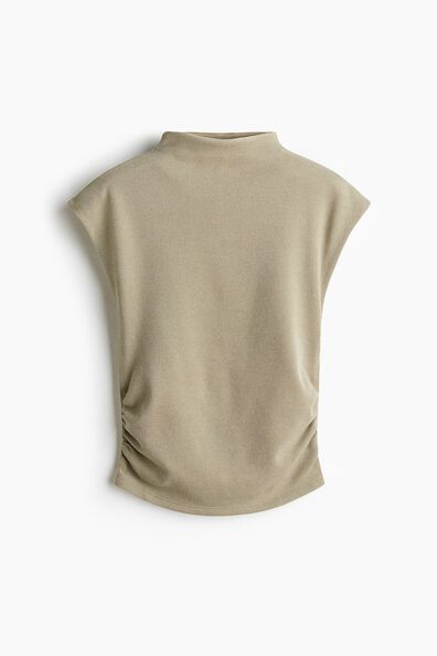 Turtleneck jersey top