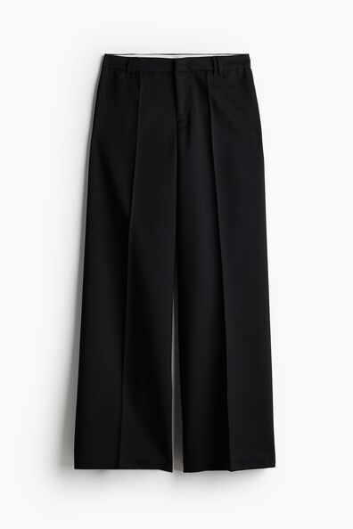 Wide tailored trousers