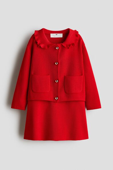 2-piece fine-knit set